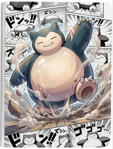 Snorlax manga colore - uv,