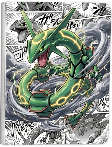 Rayquaza manga colore o - uv,